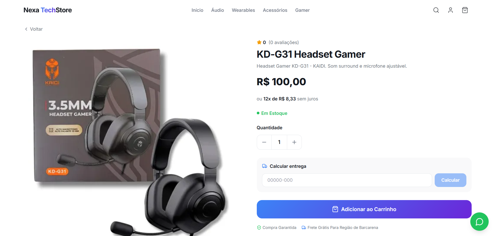 Nexa TechStore — Eletrônicos & Gamer — 3