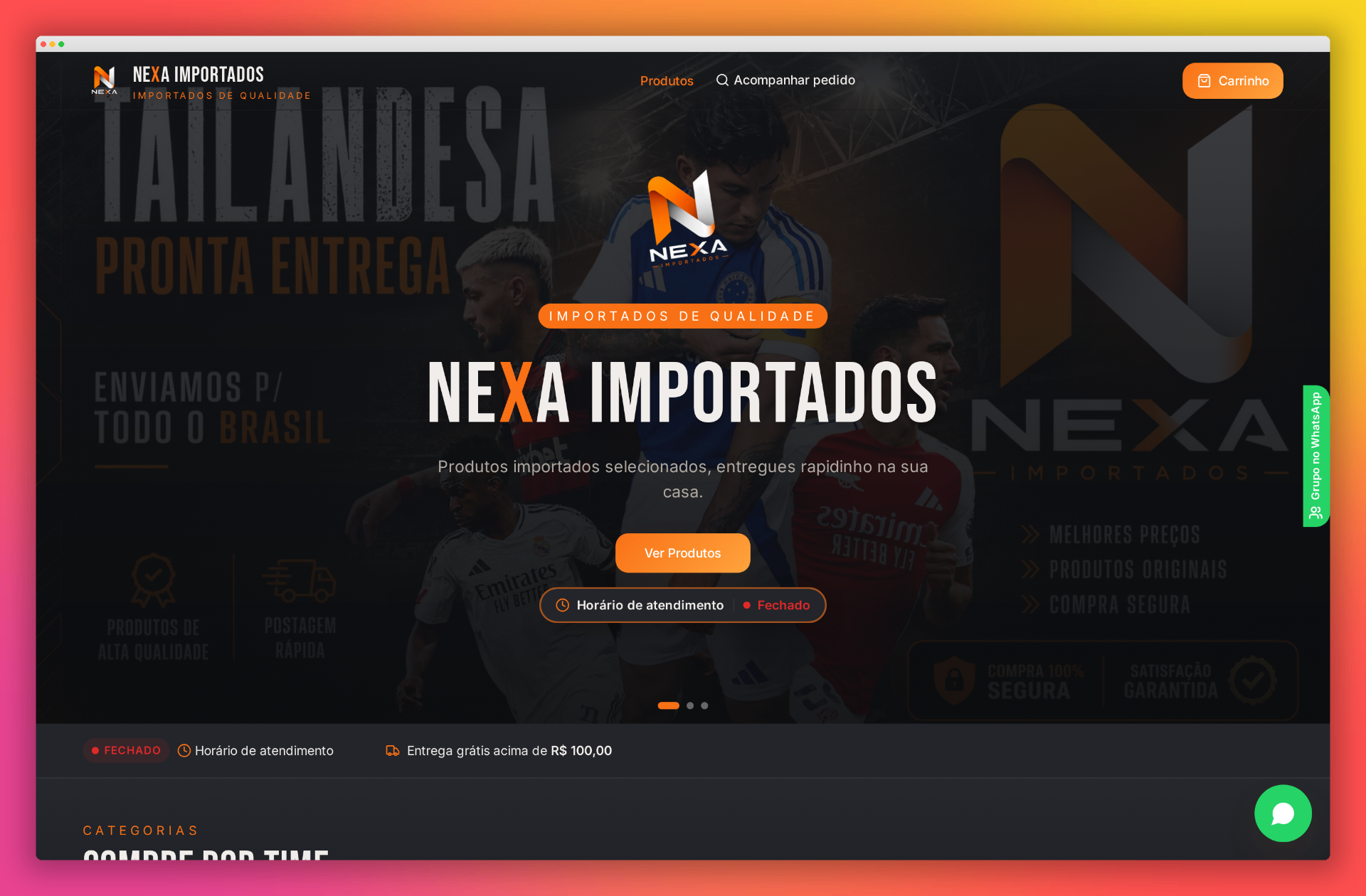 Nexa Importados — página inicial