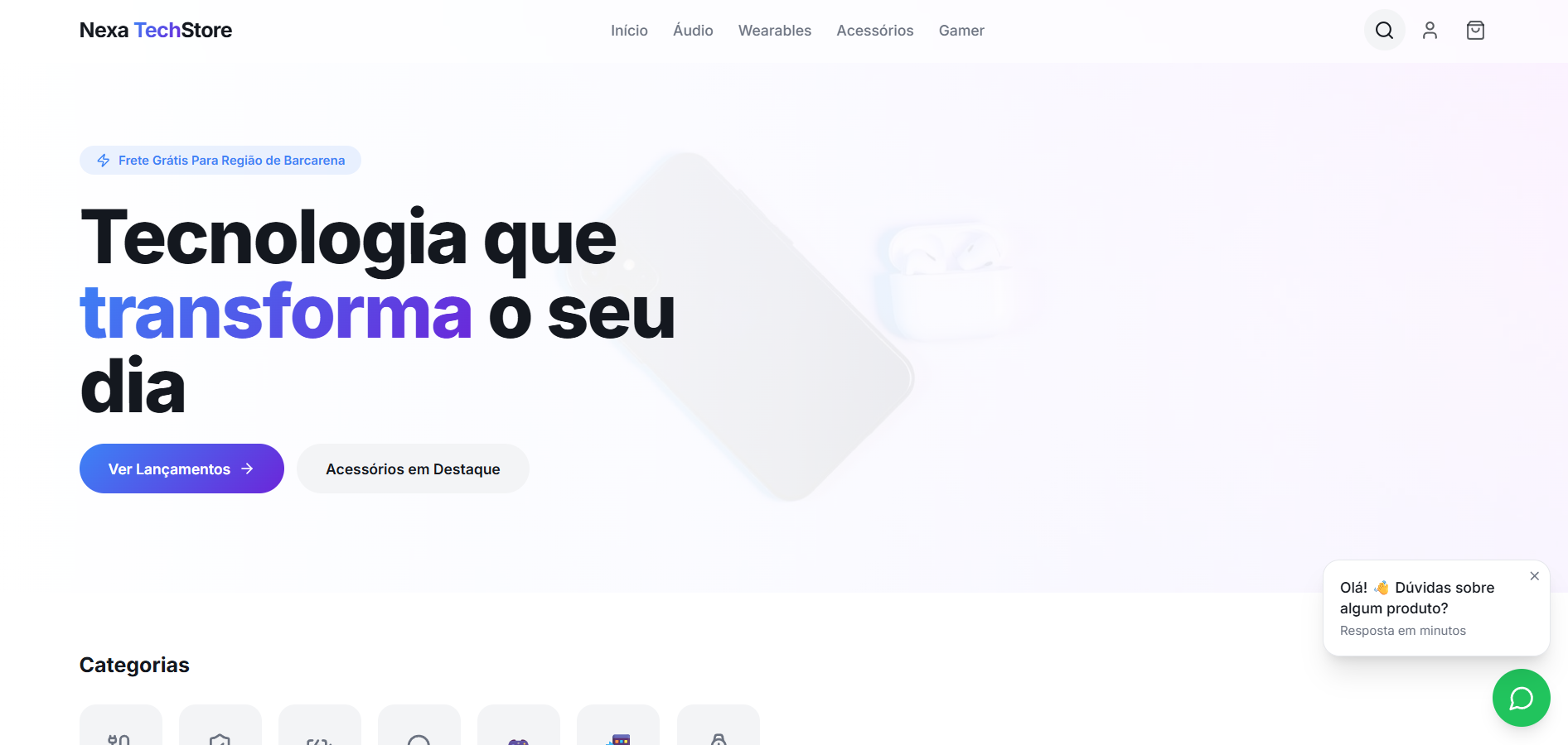 Nexa TechStore — Eletrônicos & Gamer — 1