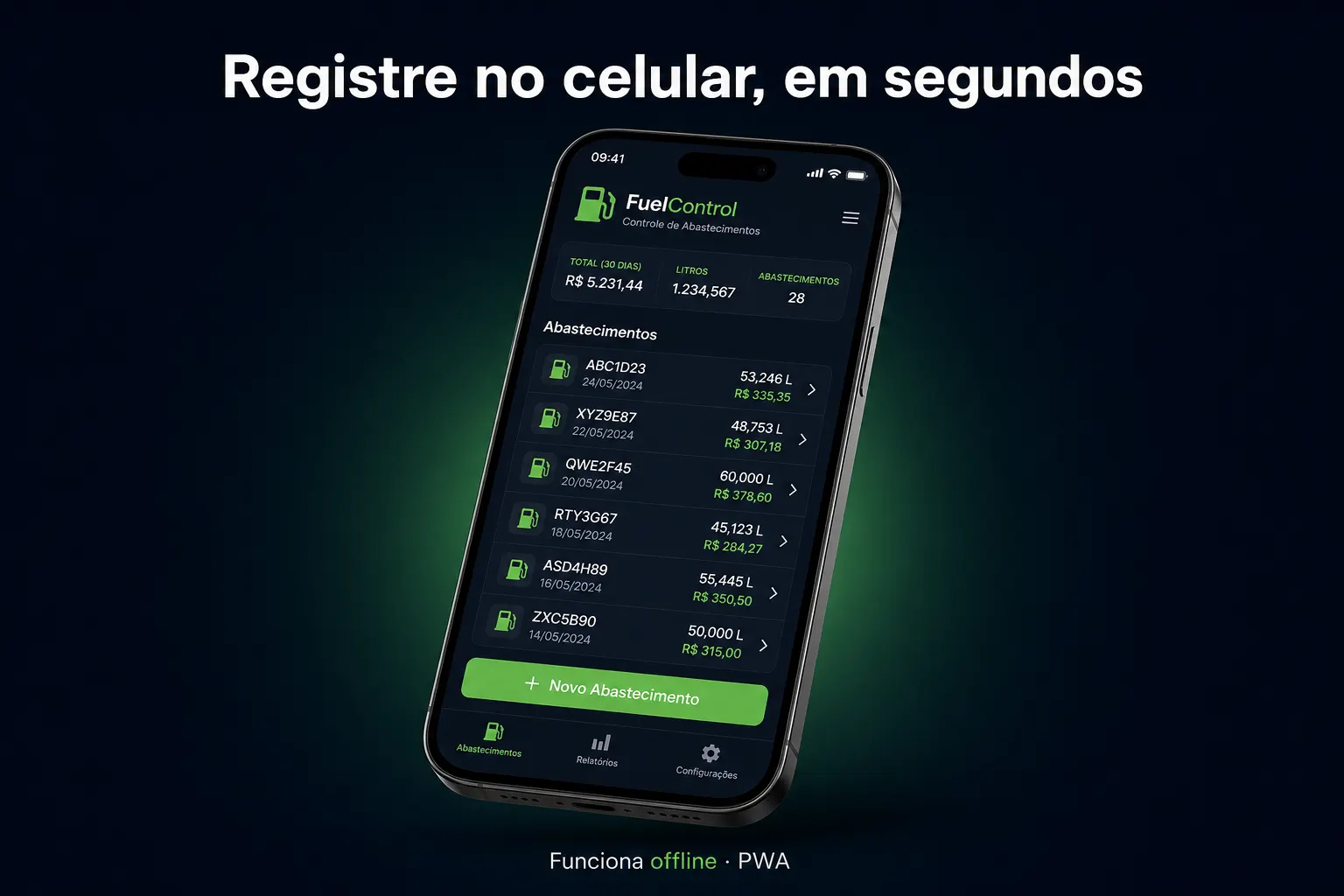 Gerencie suas Frotas — mobile